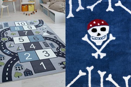 Alfombra infantil pirata