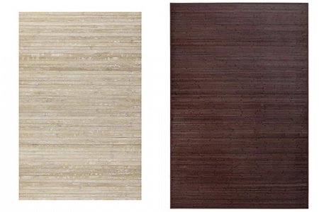 Alfombra madera bambú