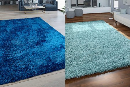 Alfombra salón azul