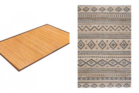 Alfombra bambú 240x240
