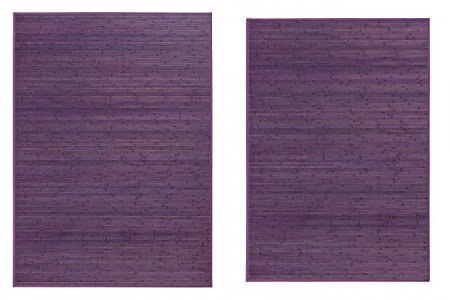 Alfombra bambú violeta