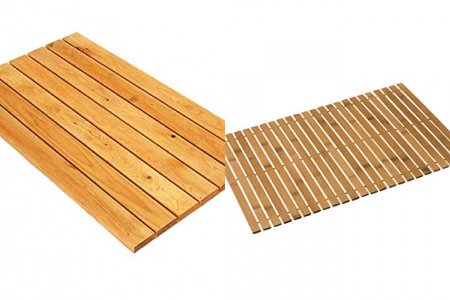 Alfombra ducha bambú