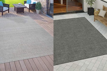 Alfombra exterior gris