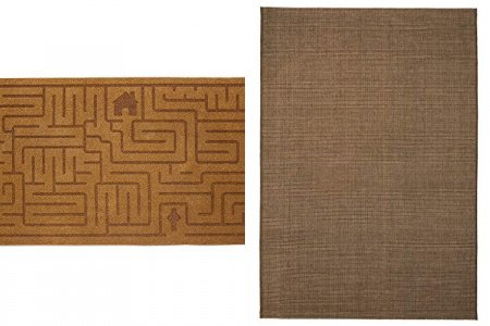 Alfombra exterior marron