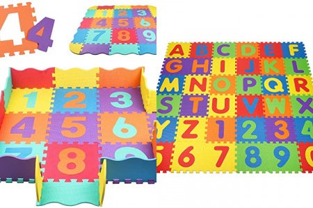 Alfombra infantil puzzle grande