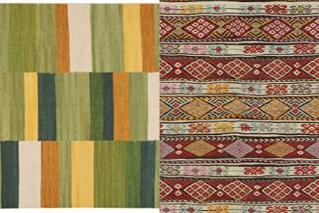 Alfombra kilim verde