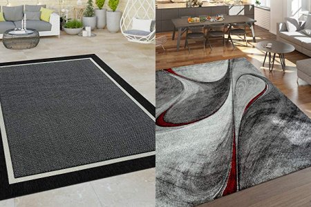 Alfombra pelo corto negra