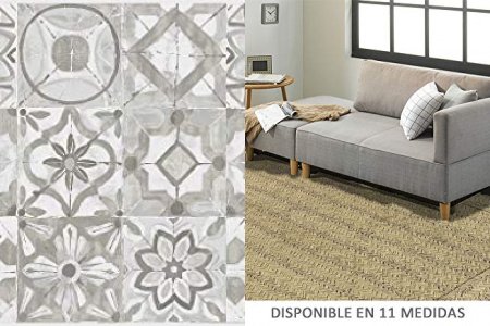 Alfombra vinilo beige